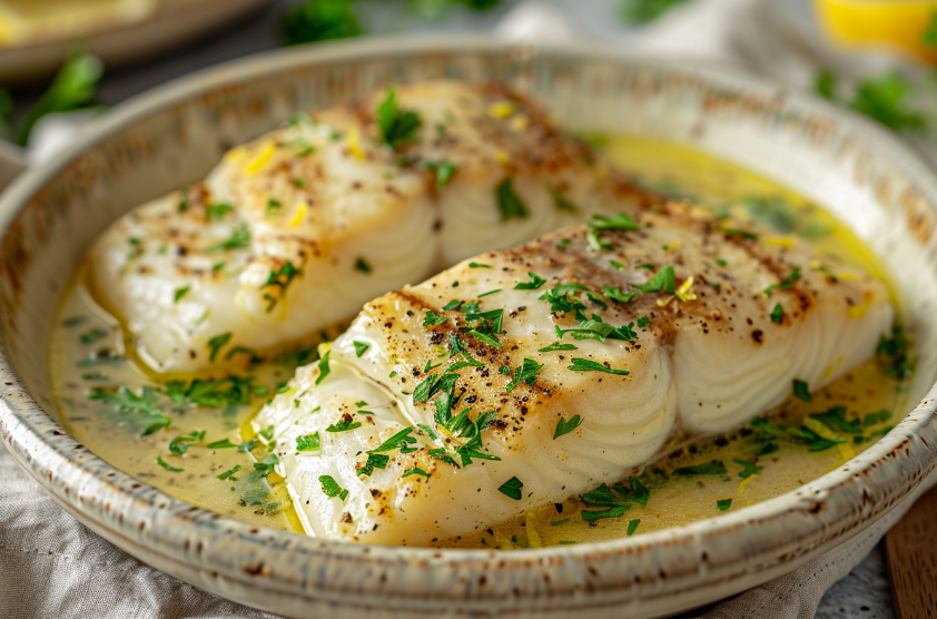 Grouper in Lemon Butter Sauce