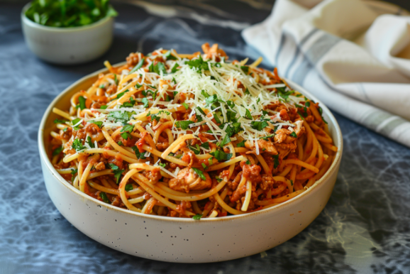 Chicken Bolognese Spaghetti Recipe