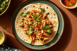 Juicy shredded chicken tinga piled high on crispy tortillas, bursting with flavor and perfect for any meal. Thai Mackerel Curry